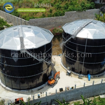 Techo de cúpula geodésica de aluminio para tanques de almacenamiento de acuicultura: Mantiene la pureza del agua para la vida acuática