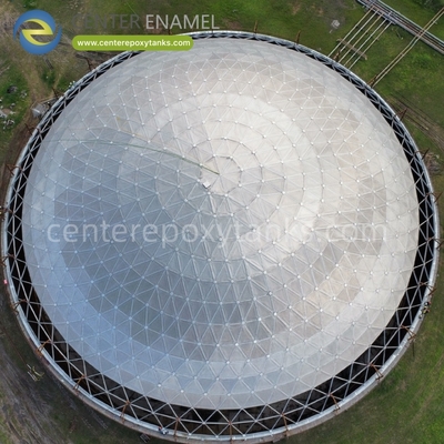 Techo geodésico de cúpula de aluminio para tanques de agua potable: protege el agua de escombros y contaminantes