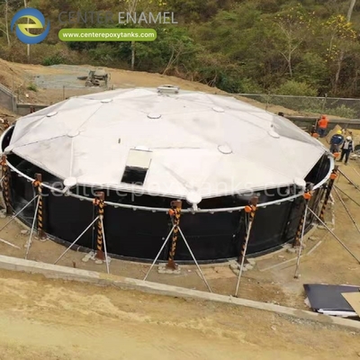 Techo geodésico de cúpula de aluminio para tanques de almacenamiento de agua agrícola: protege el agua de las granjas de contaminantes