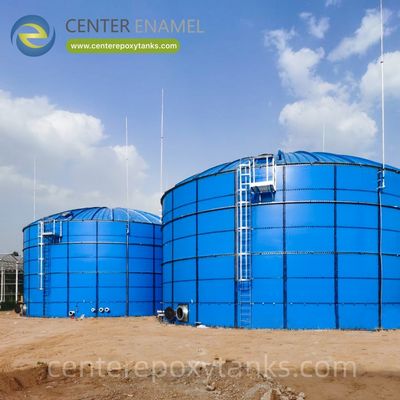 Tanque de epoxi con unión por fusión para el tratamiento de aguas residuales de la industria del almidón: Diseñado para el almacenamiento duradero de efluentes con alta DBO y sedimentos pesados.