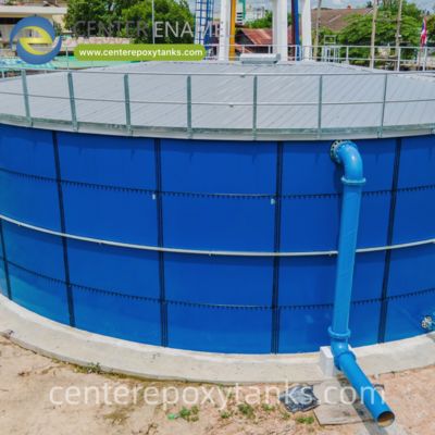 Tanque recubierto con FBE para plantas de biogás industriales: Un recipiente rentable para todas las etapas de la digestión anaeróbica a escala industrial.