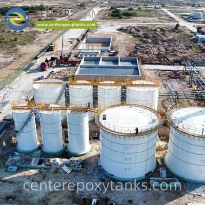 Tanque revestido con FBE para el tratamiento de aguas residuales de procesamiento de alimentos: una solución higiénica y resistente que resiste frecuentes lavados.