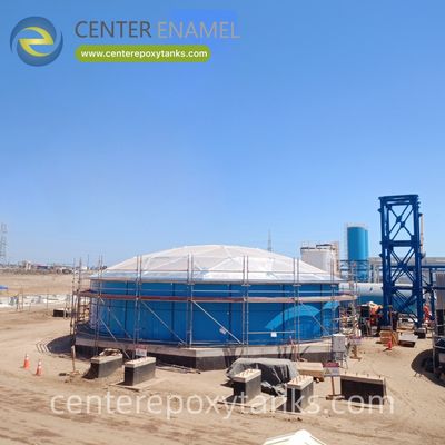 Tanque de acero con revestimiento epoxi para almacenamiento de lodos municipales - Una solución duradera para la contención segura y a largo plazo de lodos.