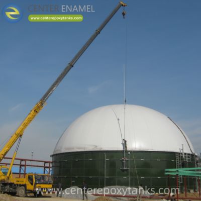 Double Membrane Biogas Holder for Agricultural Wastewater Treatment: Ensures Secure Storage for Biogas Generated from Farm Runoff and Organic Waste