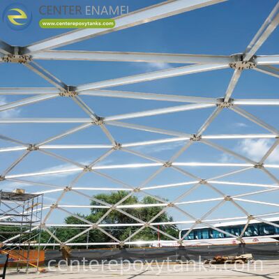 Aluminum Dome for a Fire Protection Water Tank: Secures the Emergency Water Source Against Contamination and Debris