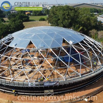 Cúpula de aluminio para tanques de almacenamiento de efluentes: garantiza la calidad y la estabilidad de las aguas residuales tratadas antes de su reutilización o descarga