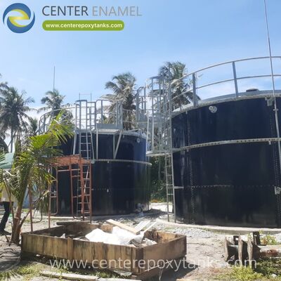 Tanques de agua de acero atornillado como silo de almacenamiento de grano seco: Cuenta con un diseño vertical y de ahorro de espacio para la gestión eficiente de los productos secos.