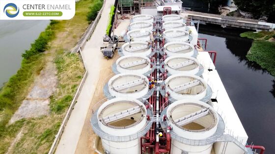 Revolución en la tecnología del biogás: depósitos de GFS+techo de doble membrana para aguas residuales de mataderos en Vietnam