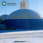 Tanque de digestión anaeróbico de acero de tornillo azul para la producción de biogás