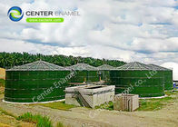 Tanque de acero revestido de vidrio de 3000 galones con techo de doble membrana para almacenamiento de biogás