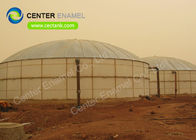Tanques de almacenamiento de aguas residuales brillantes / tanque de almacenamiento de aguas residuales municipales de vidrio fundido con acero