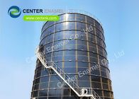Protección contra incendios de acero cerrado Tanques de almacenamiento de agua con techos de cúpula de aluminio