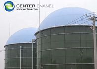 Proyecto de biogás de estiércol de vaca con vidrio de cubierta fija fundido en tanque de acero