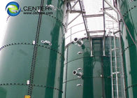 Tanques de acero fundido de vidrio resistente a la corrosión para almacenamiento de lixiviación en vertederos