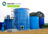 Tanque de almacenamiento de biogás de acero con techo de membrana expandible