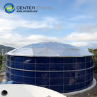 Proyectos de tratamiento de aguas residuales de techo de cúpula de aluminio 20000m3