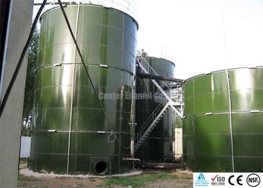 Tanques de acero fundido de vidrio de gran capacidad para proyectos de tratamiento de aguas residuales y efluentes