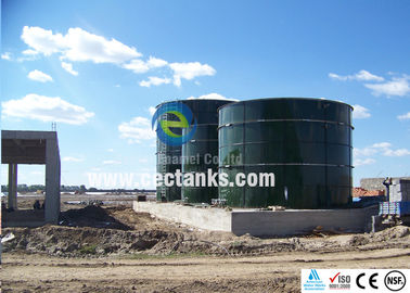 Tanque de almacenamiento de biogás de acero recubierto de vidrio Tanque circular de agua de fuego