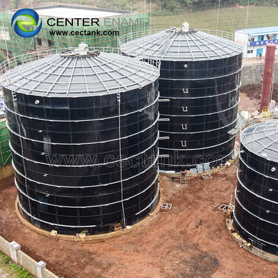El tanque de agua de acero cilíndrico de GFS para los proyectos de agua agrícolas de irrigación