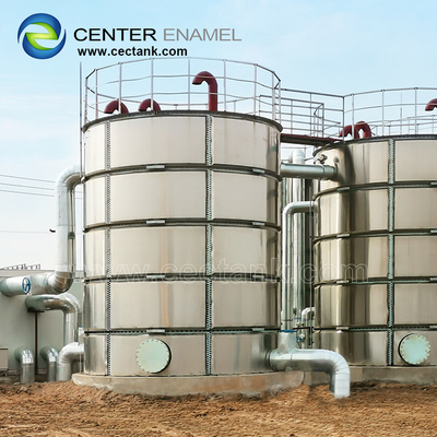 El tanque de agua de acero cilíndrico de encargo para el almacenamiento del agua potable