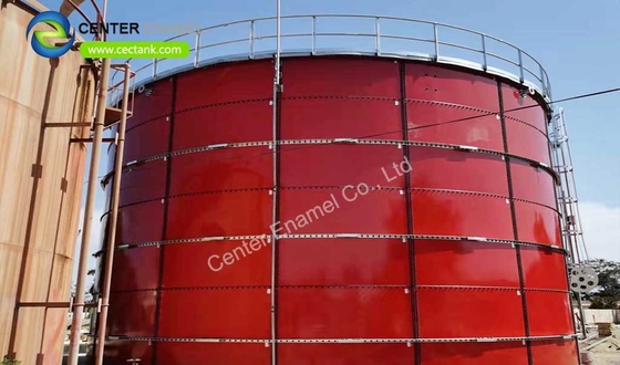 Adherencia seca de acero empernada lisa de los tanques los 3450N/cm del almacenamiento en montón