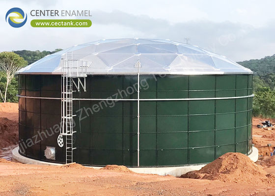 Techos de cúpula de aluminio resistentes a la corrosión API 650 AWWA para agua potable y aguas residuales
