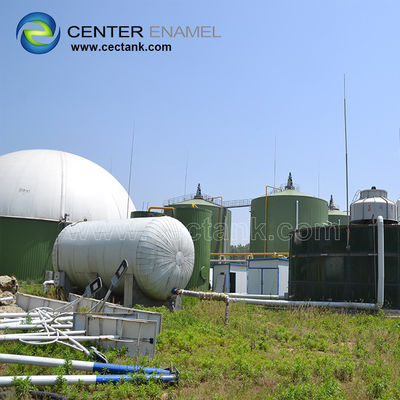 Centro Enamel proporciona tanques de vidrio fundido con acero como tanques de biogás