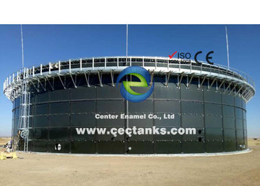 Tanque de almacenamiento de biogás de acero atornillado con revestimiento de fábrica Máximo 10000M3 Color personalizado