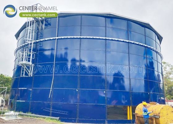Tanque de contención de lodo de vidrio fundido con acero para la planta de tratamiento de aguas residuales: la solución duradera y fiable para la gestión de lodos