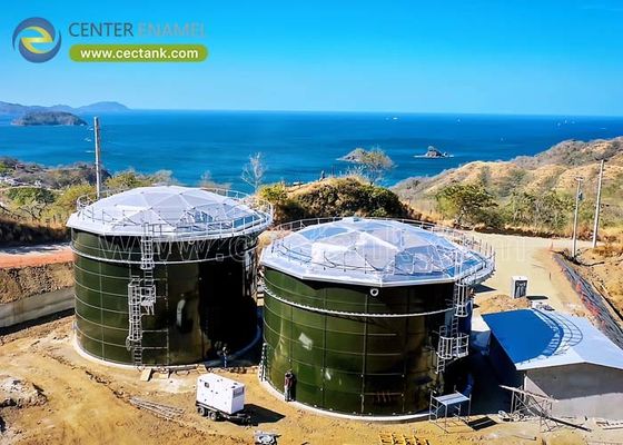 Tanques de acero atornillados con escalera en espiral: una solución sólida para un almacenamiento y acceso eficientes