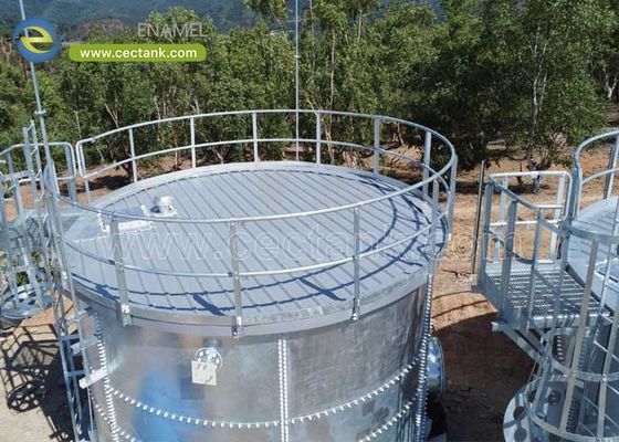 Tanques de almacenamiento de agua galvanizados de larga duración para uso industrial