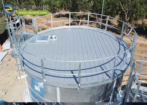 Tanques atornillados de acero galvanizado para almacenamiento de agua en plantas de tratamiento de agua