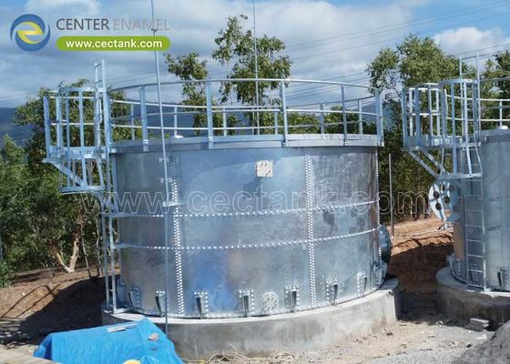 Eficiencia y seguridad garantizadas: Tanques de acero galvanizado especializados para operaciones de plantas de tratamiento de agua potable