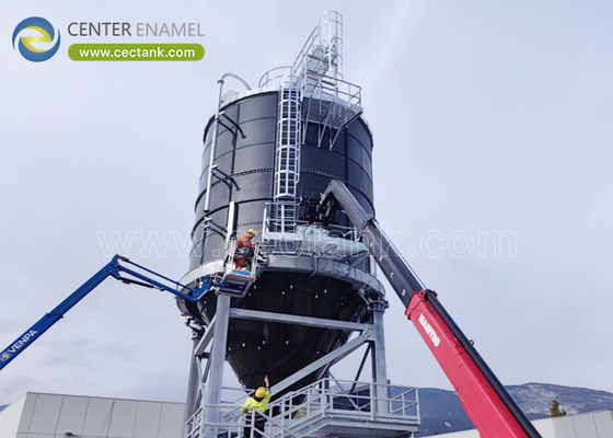 El tanque de acero de vidrio fusionado con acero de 100 000 litros personalizado desde el centro del esmalte es su solución de silo definitiva