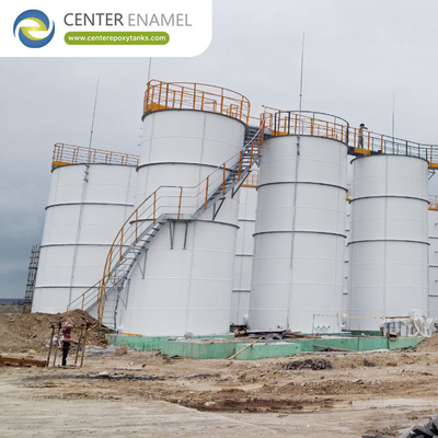 Tanques de agua industriales de acero revestido con epoxi esenciales críticos para las necesidades de agua de proceso y de fabricación