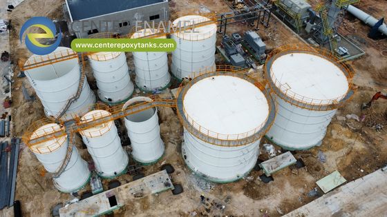 Tanques de acero revestido con epoxi para almacenamiento de aguas residuales: almacenes de aguas residuales tratadas temporalmente