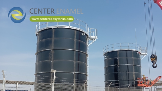 Tanques atornillados de acero con revestimiento epoxi para residuos alimenticios y cultivos energéticos: Ayuda a la digestión de residuos orgánicos