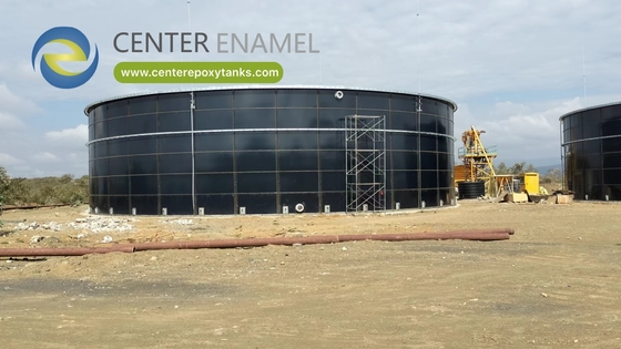 Tanques atornillados de acero con revestimiento epoxi para agua de granja: Proporciona una amplia capacidad de agua para la granja