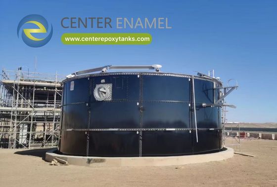 Tanques atornillados de acero con revestimiento epoxi para plantas de digestión anaeróbica (DA): Componentes principales para instalaciones de DA