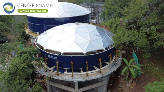 Techos geodésicos de cúpula de aluminio para tanques de aceite hidráulico