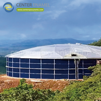 Techos de cúpula de aluminio para tanques silo: Proporciona una cubierta impermeable para materiales a granel