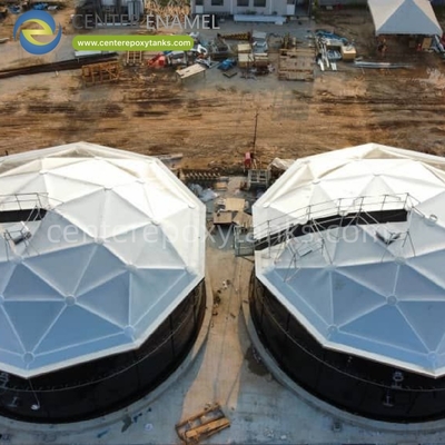 Techos de cúpula de aluminio para depósitos de aguas residuales: controlan los olores y protegen las aguas residuales