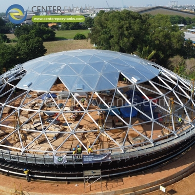 Techos de cúpula de aluminio para tanques de almacenamiento: Una cubierta confiable para contención temporal