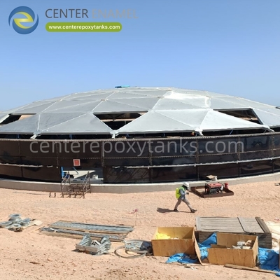 Aluminum Geodesic Dome Roof for Agricultural Water Tanks: Provides a Durable, Sealed Cover for Farm Water
