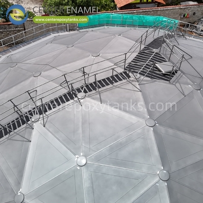 Techo de cúpula de aluminio para tanques de agua industriales: protege la pureza del agua para procesos industriales