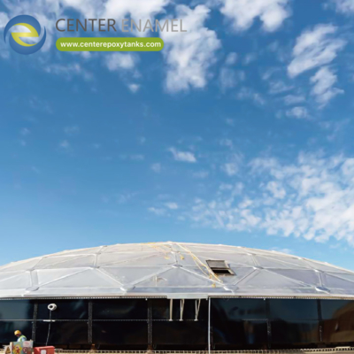 Techo de cúpula de aluminio para tanques de retención de efluentes: Una cubierta duradera para aguas residuales