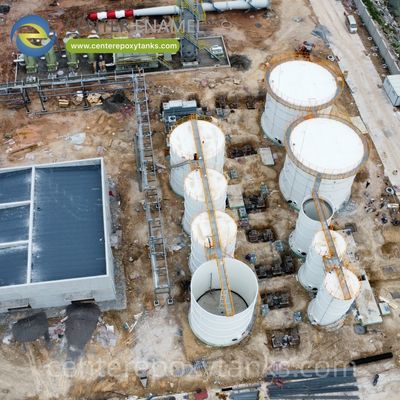 Tanque de epoxi de fusión para el tratamiento de residuos alimentarios: Solución robusta e higiénica para la digestión anaeróbica del estiércol orgánico.