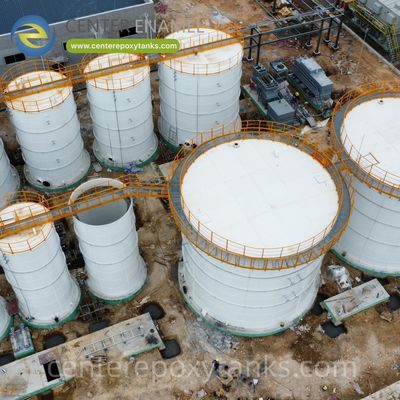 Tanque de epoxi fusionado para el tratamiento de aguas residuales de fabricación de papel: Un tanque robusto para manejar los altos sólidos y las demandas químicas de los efluentes de la fábrica de celulosa.