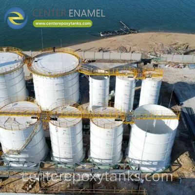 Tanque recubierto con FBE para una planta de biogás: Proporciona contención confiable y resistente a la corrosión para digestores anaeróbicos.