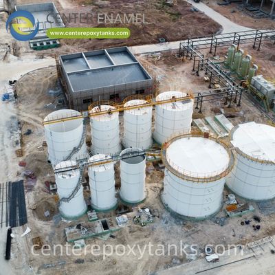 Tanque recubierto con FBE para el tratamiento de aguas residuales de almidón: garantiza el almacenamiento duradero de efluentes de alta DBO de la producción de almidón.